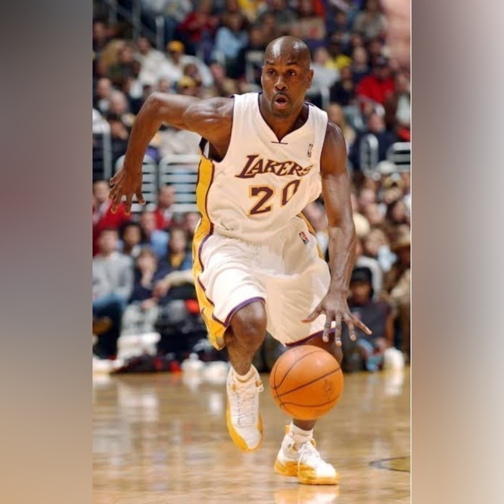 Gary Payton “The Glove” Los Angeles Lakers Nike Vintage Basketball Jersey - Picture 9 of 9